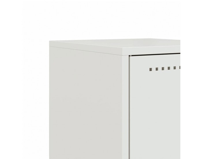 Sonata H Нощно шкафче, бяло, 36x39x78 см, стомана