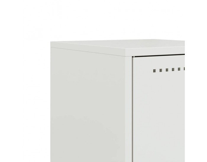 Sonata H Нощно шкафче, бяло, 36x39x78 см, стомана