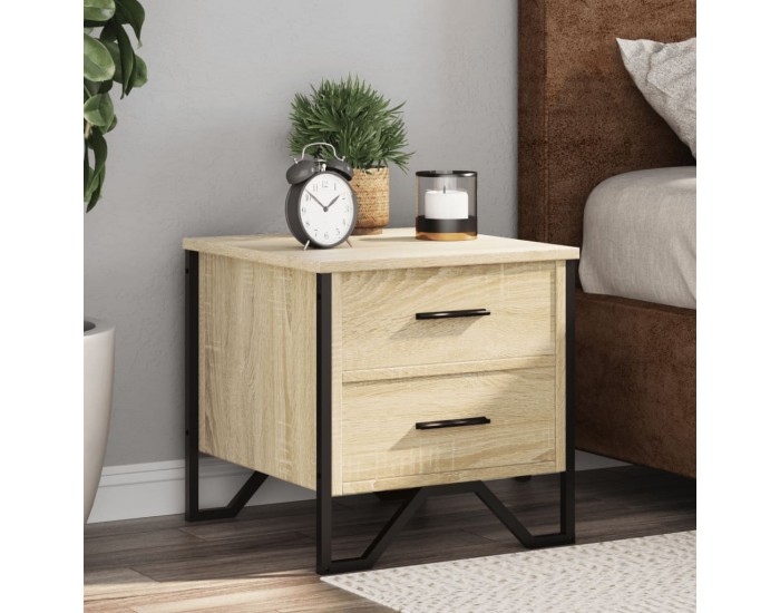 Sonata H Нощно шкафче, дъб сонома, 40x41x40 см, инженерно дърво