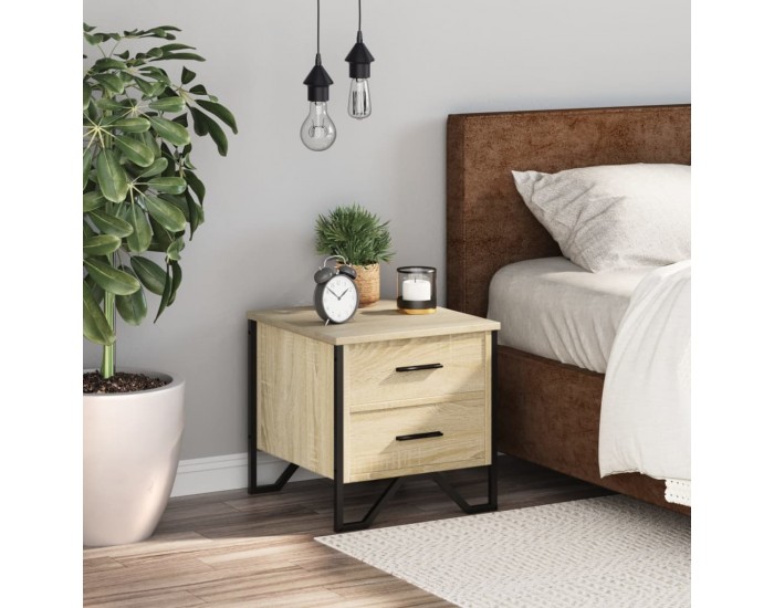 Sonata H Нощно шкафче, дъб сонома, 40x41x40 см, инженерно дърво