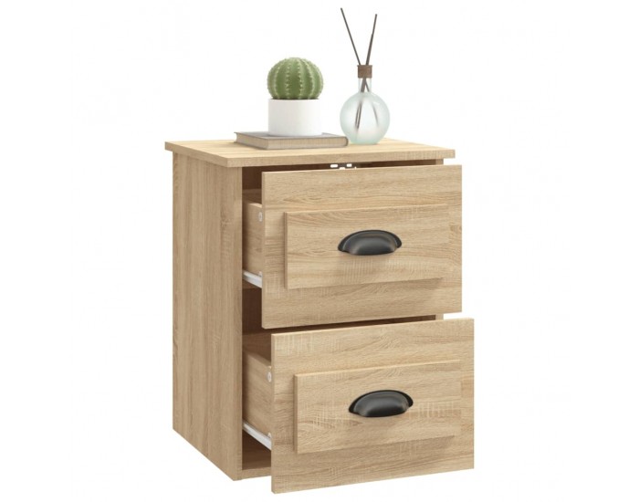 Sonata H Нощно шкафче за стенен монтаж, сонома дъб, 41,5x36x53 см