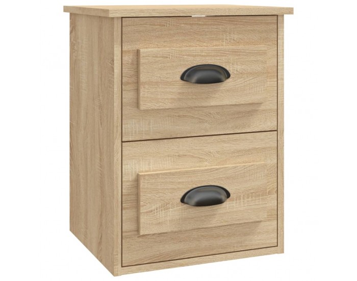 Sonata H Нощно шкафче за стенен монтаж, сонома дъб, 41,5x36x53 см