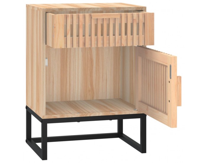 Sonata H Нощно шкафче, 40x30x55,5 см, инженерно дърво и желязо