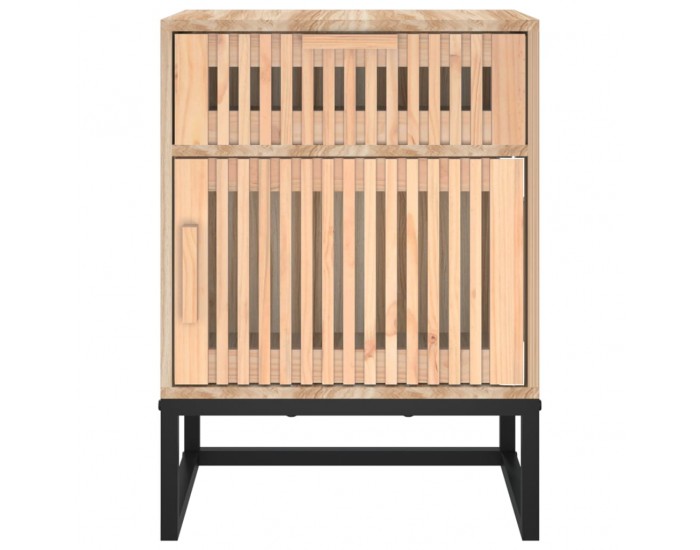 Sonata H Нощно шкафче, 40x30x55,5 см, инженерно дърво и желязо