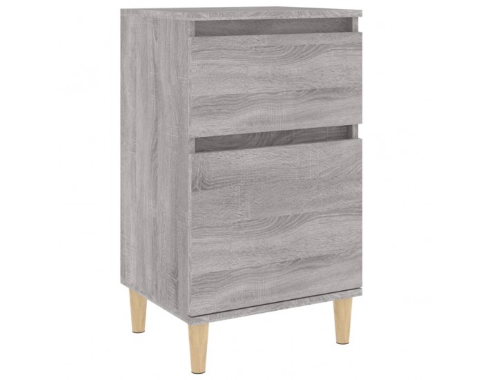 Sonata H Нощно шкафче, сив сонома, 40x35x70 см