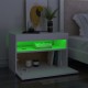 Sonata H Нощно шкафче с LED осветление бяло 60x35x40 см инженерно дърво