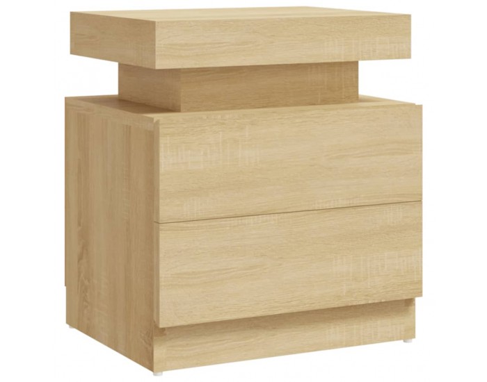 Sonata H Нощно шкафче, сонома дъб, 45x35x52 см, инженерно дърво