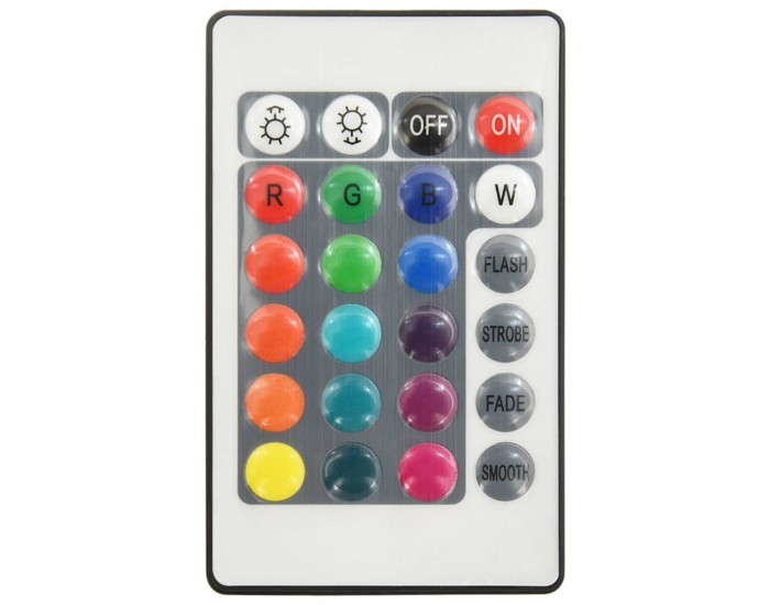 Sonata H Нощно шкафче с LED, бял гланц, 45x35x67 см, инженерно дърво