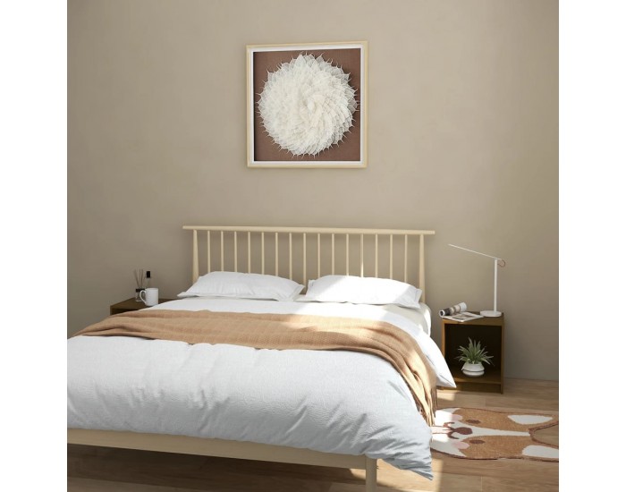 Sonata H Нощни шкафчета 2 бр меденокафяви 35,5x33,5x41,5 см бор масив