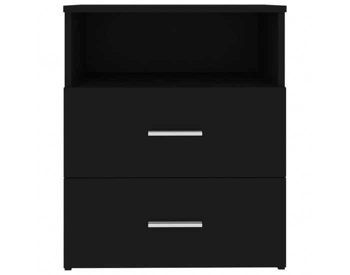 Sonata H Нощно шкафче, черно, 50x32x60 см