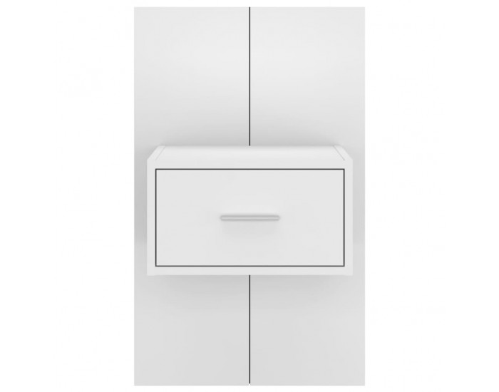 Sonata H Нощно шкафче за стенен монтаж, бяло