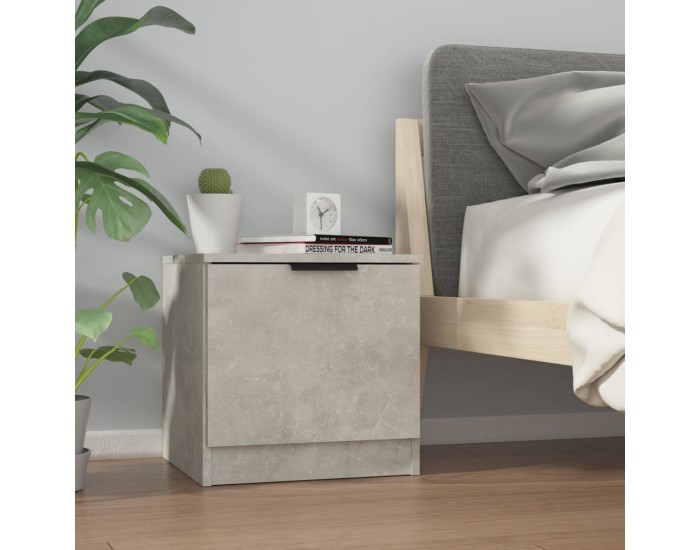 Sonata H Нощно шкафче, бетонно сиво, 40x39x40 см