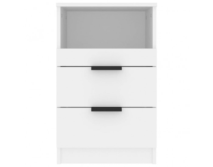 Sonata H Нощни шкафчета, 2 бр, бели, инженерно дърво