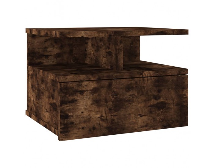 Sonata H Плаващо нощно шкафче, опушен дъб, 40x31x27 см, инженерно дърво Sonata H Плаващо нощно шкафче, опушен дъб, 40x31x27 см, инженерно дърво