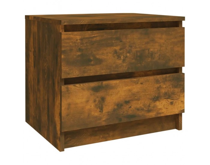 Sonata H Нощни шкафчета 2 бр опушен дъб 50x39x43,5 см инженерно дърво