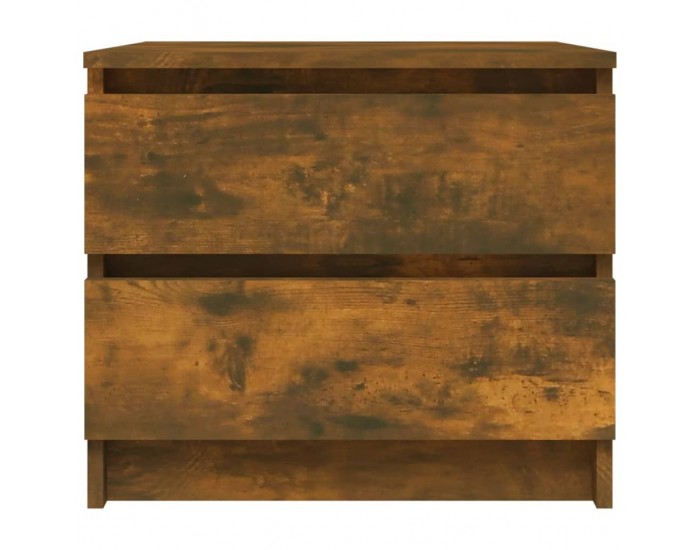 Sonata H Нощни шкафчета 2 бр опушен дъб 50x39x43,5 см инженерно дърво