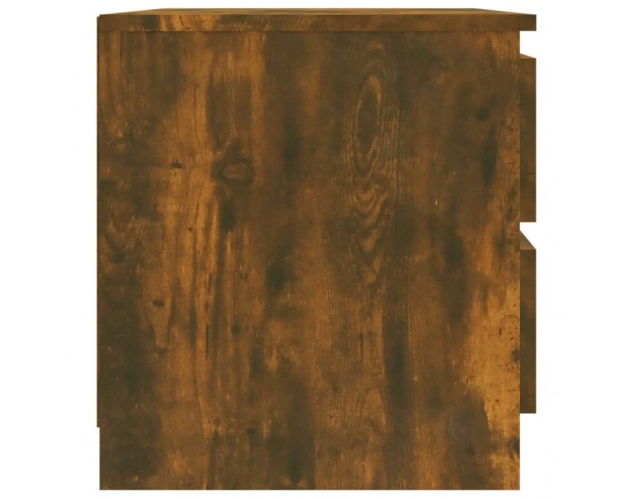 Sonata H Нощни шкафчета 2 бр опушен дъб 50x39x43,5 см инженерно дърво