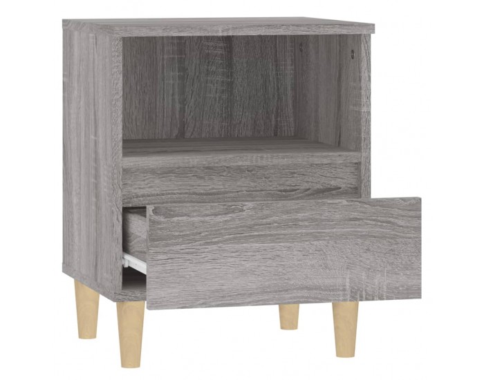 Sonata H Нощни шкафчета, 2 бр, сив сонома, 40x35x50 см