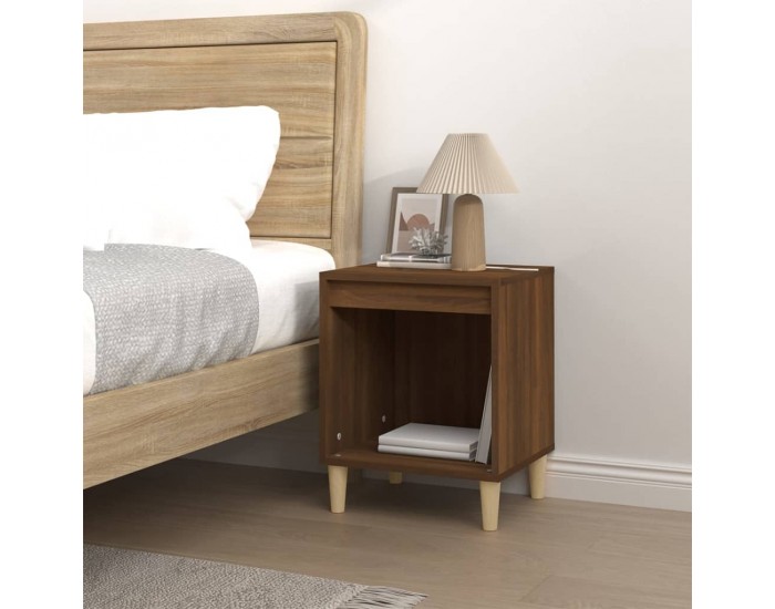 Sonata H Нощно шкафче, кафяв дъб, 40x35x50 см