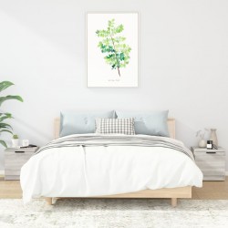 Sonata H Нощни шкафчета, 2 бр, сив сонома, 40x39x40 см - Нощни шкафчета