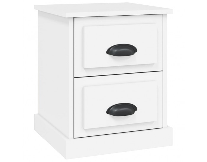 Sonata H Нощно шкафче, бяло, 39x39x47,5 см, инженерно дърво