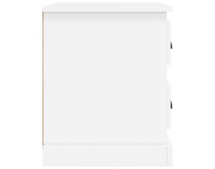 Sonata H Нощно шкафче, бяло, 39x39x47,5 см, инженерно дърво