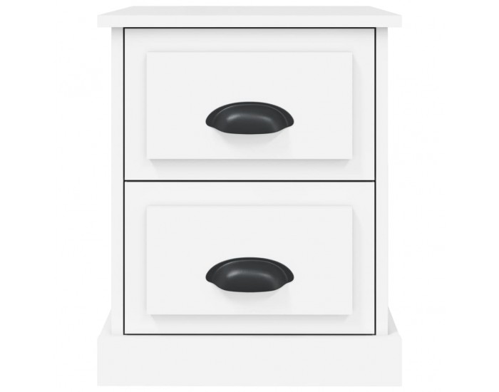 Sonata H Нощно шкафче, бяло, 39x39x47,5 см, инженерно дърво