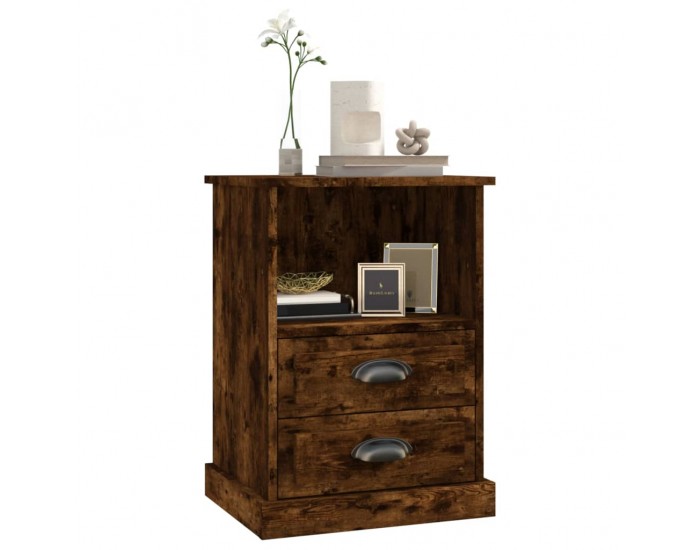 Sonata H Нощни шкафчета, 2 бр, опушен дъб, 43x36x60 см