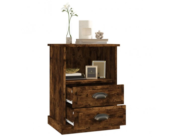 Sonata H Нощни шкафчета, 2 бр, опушен дъб, 43x36x60 см