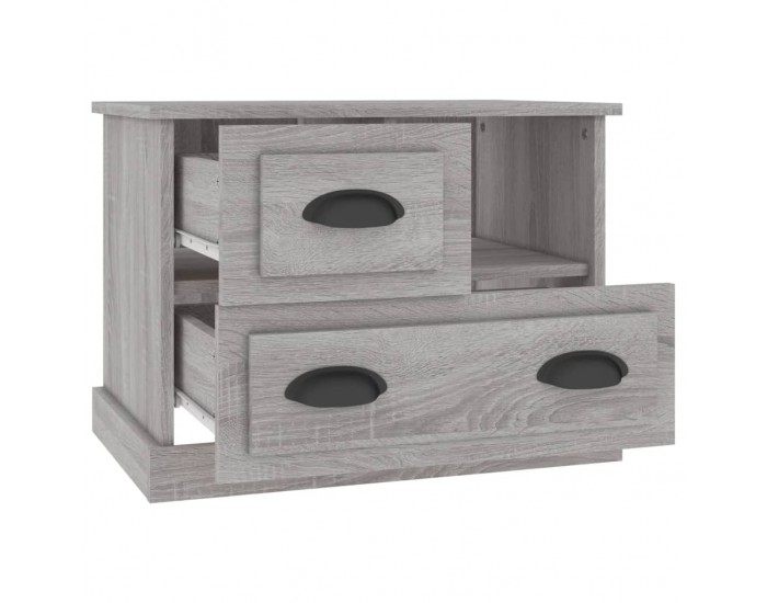 Sonata H Нощно шкафче, сив сонома, 60x39x45 см