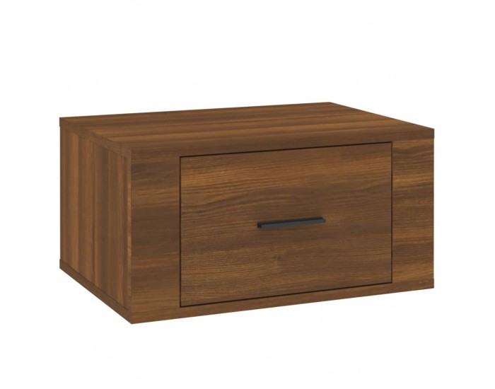 Sonata H Нощни шкафчета за стенен монтаж, 2 бр, кафяв дъб, 50x36x25 см