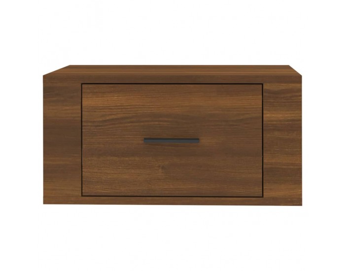 Sonata H Нощни шкафчета за стенен монтаж, 2 бр, кафяв дъб, 50x36x25 см