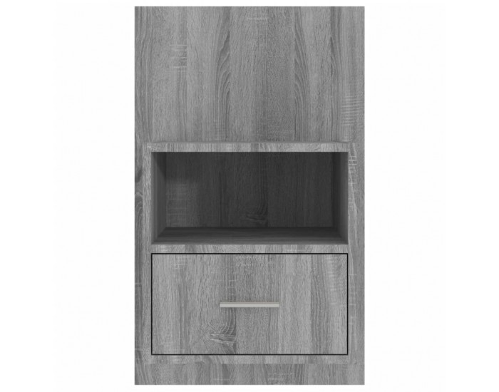 Sonata H Нощни шкафчета за стенен монтаж, 2 бр, сив сонома