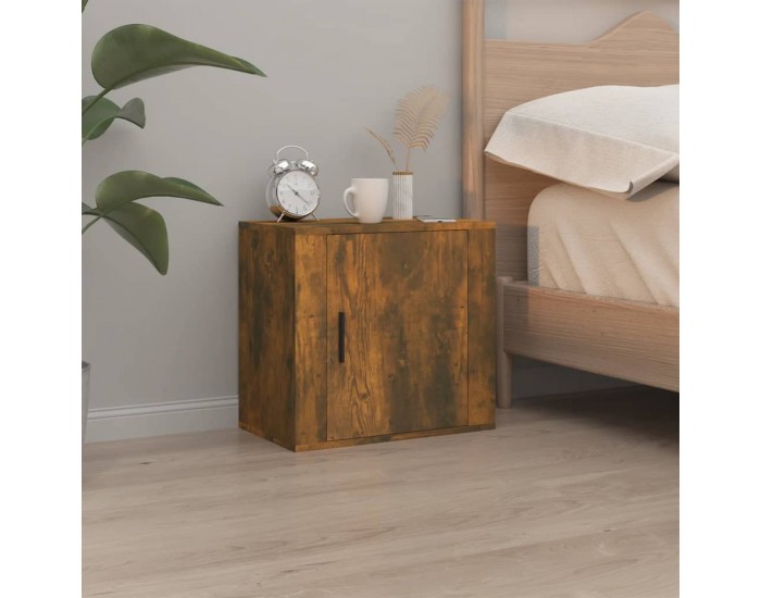 Sonata H Нощно шкафче за стенен монтаж, опушен дъб, 50x30x47 см