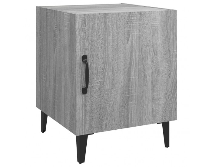 Sonata H Нощно шкафче, сив сонома, инженерно дърво