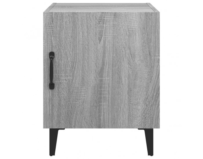 Sonata H Нощно шкафче, сив сонома, инженерно дърво