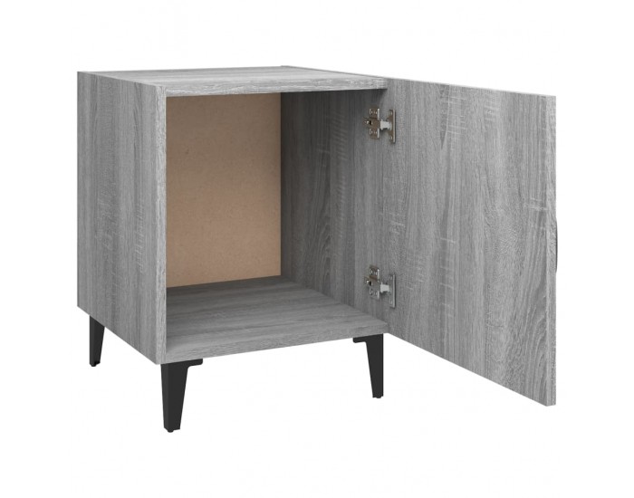 Sonata H Нощно шкафче, сив сонома, инженерно дърво