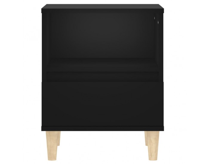 Sonata H Нощни шкафчета, 2 бр, черен, 40x35x50 см