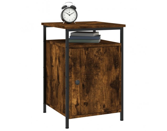 Sonata H Нощни шкафчета 2 бр опушен дъб 40x42x60 см инженерно дърво