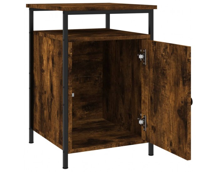 Sonata H Нощни шкафчета 2 бр опушен дъб 40x42x60 см инженерно дърво