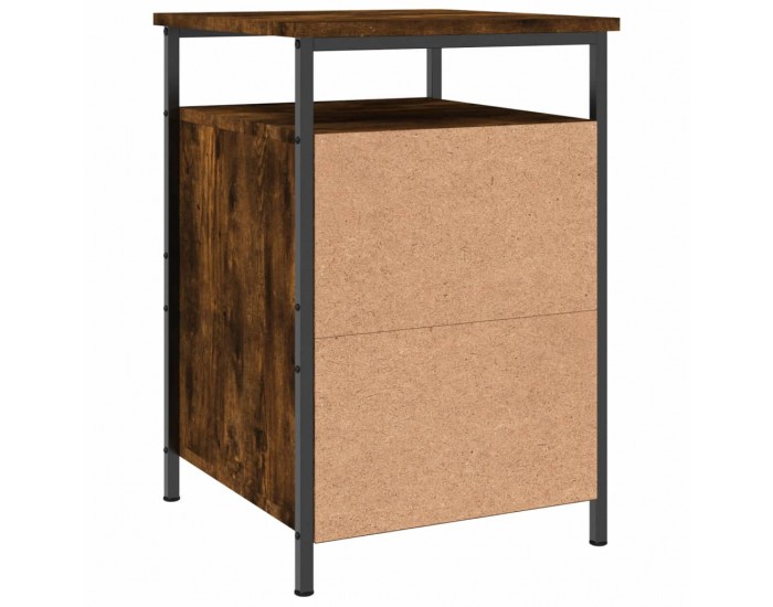 Sonata H Нощни шкафчета 2 бр опушен дъб 40x42x60 см инженерно дърво