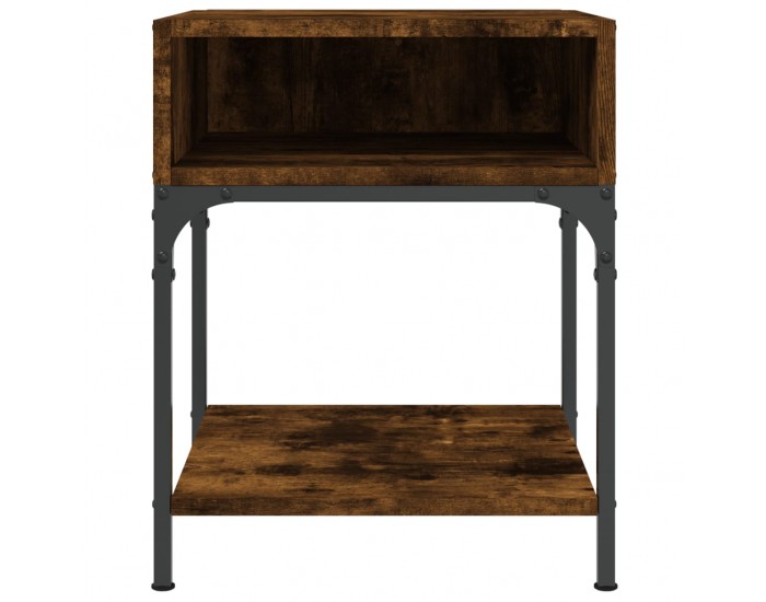 Sonata H Нощна масичка, опушен дъб, 40x41x50 см, инженерно дърво