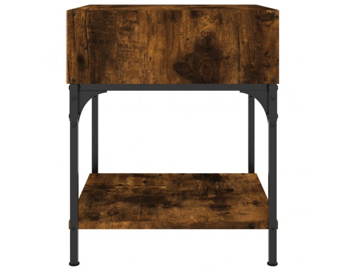 Sonata H Нощна масичка, опушен дъб, 40x41x50 см, инженерно дърво