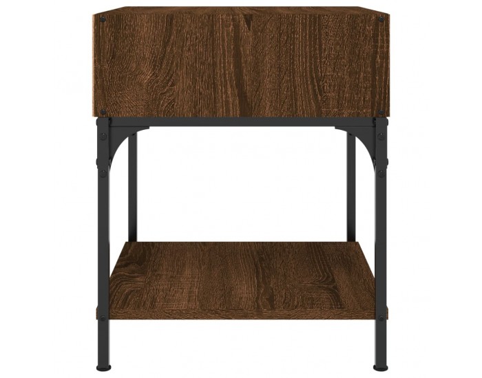 Sonata H Нощни масички, 2 бр, кафяв дъб, 40x41x50 см, инженерно дърво