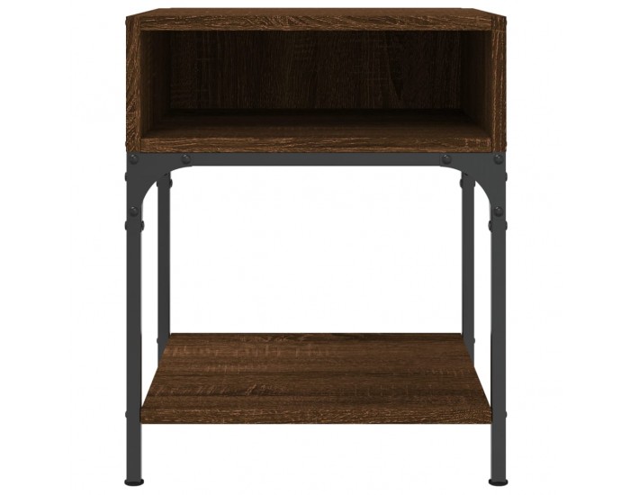 Sonata H Нощни масички, 2 бр, кафяв дъб, 40x41x50 см, инженерно дърво