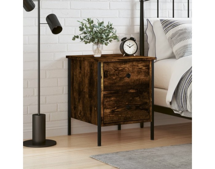 Sonata H Нощно шкафче, опушен дъб, 40x42x50 см, инженерно дърво