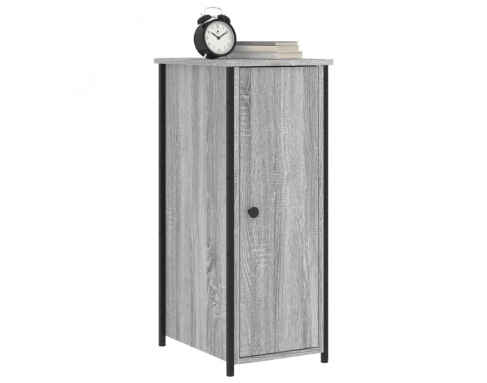 Sonata H Нощни шкафчета, 2 бр, сив сонома, 32x42x80 см, инженерно дърво