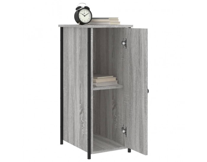 Sonata H Нощни шкафчета, 2 бр, сив сонома, 32x42x80 см, инженерно дърво