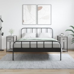 Sonata H Нощни шкафчета 2 бр сив сонома 30x60x60 см инженерно дърво - Нощни шкафчета