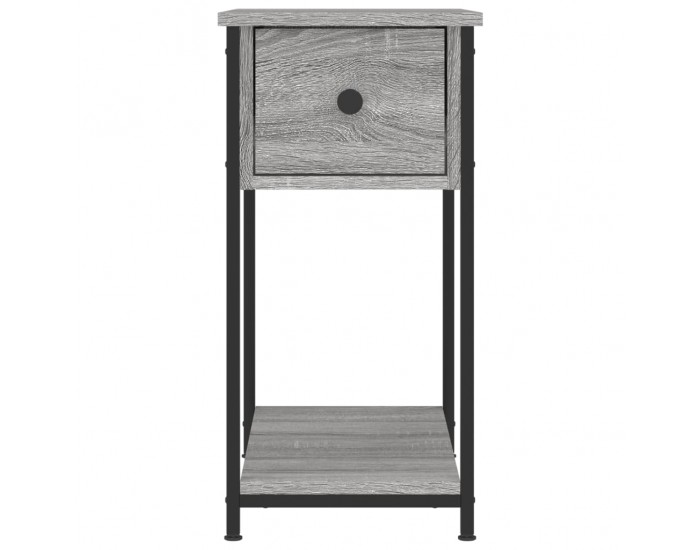 Sonata H Нощни шкафчета 2 бр сив сонома 30x60x60 см инженерно дърво